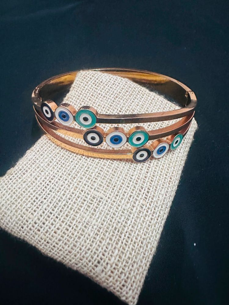 Evil Eye Bangle Bracelet