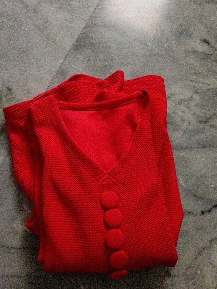 Vibrant Orange Gown dress for women