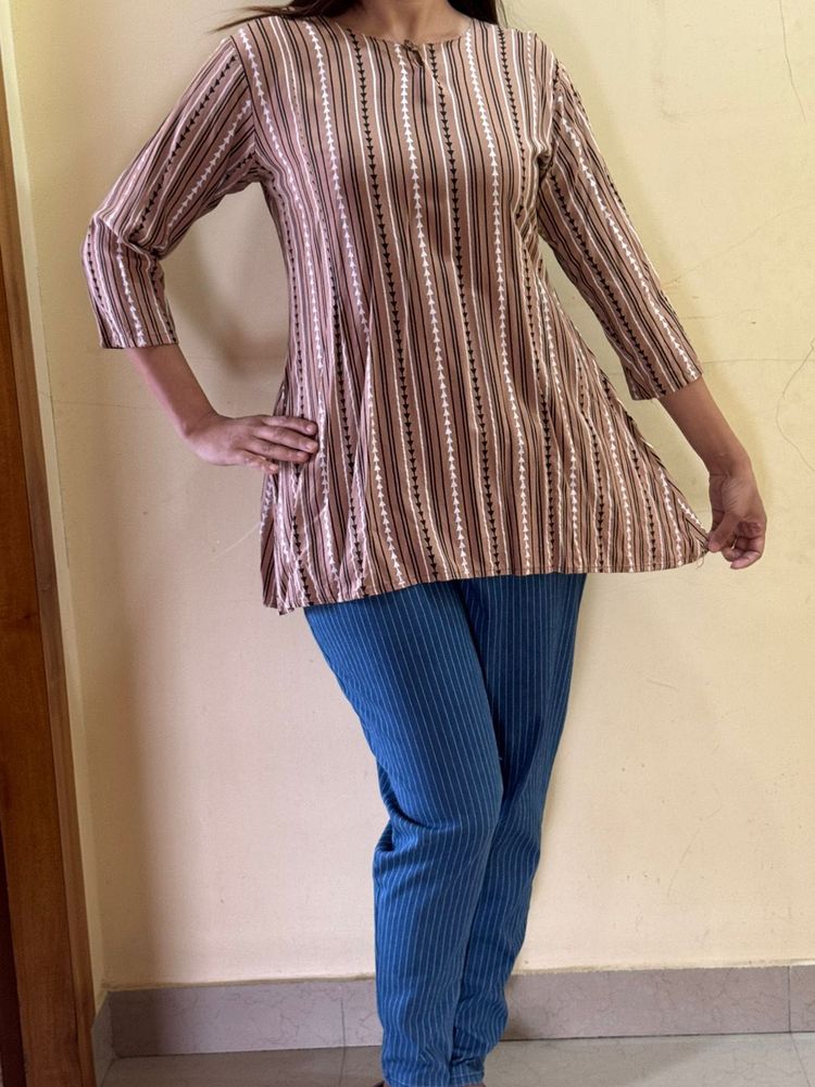 Striped Tunic Top