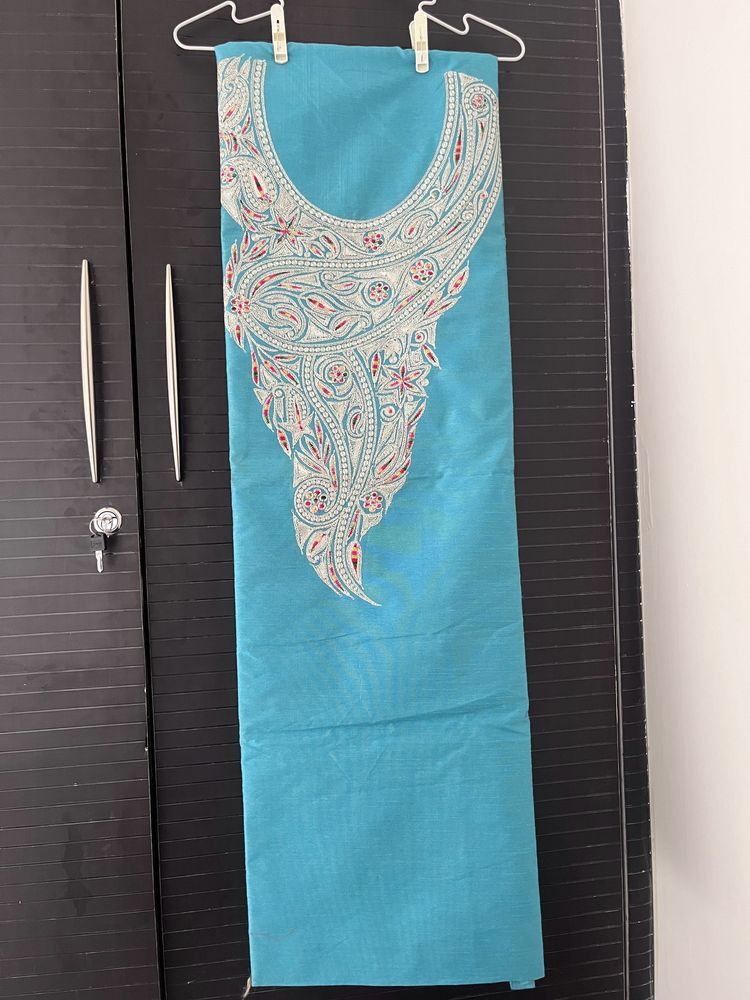 Kashmiri Tilla Silk Suit
