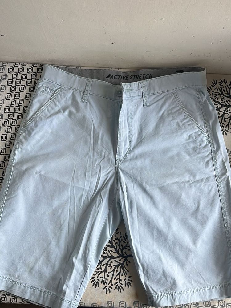 Men's Light Blue "Active Stretch" Shorts