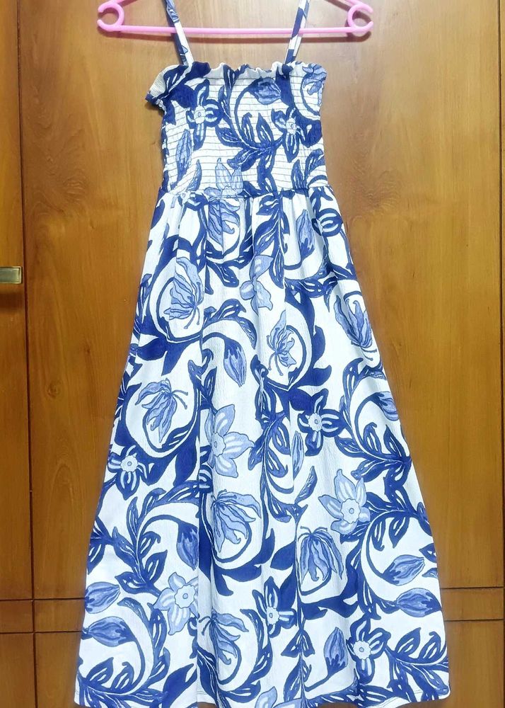 H&amp;M floral ribbed sundress *Highly stretchable*