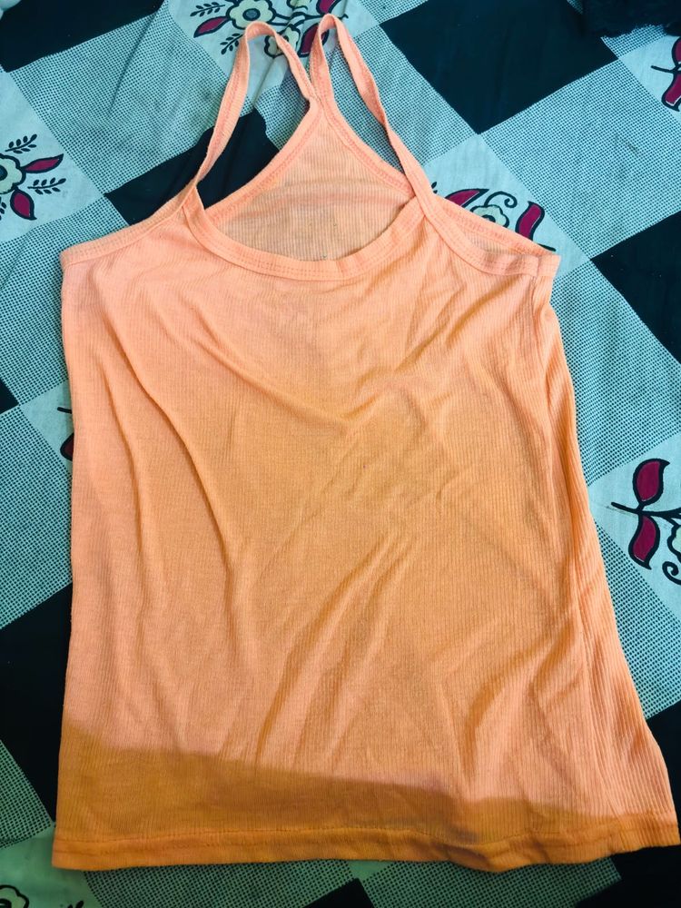 Orange Camisole Tank Top
