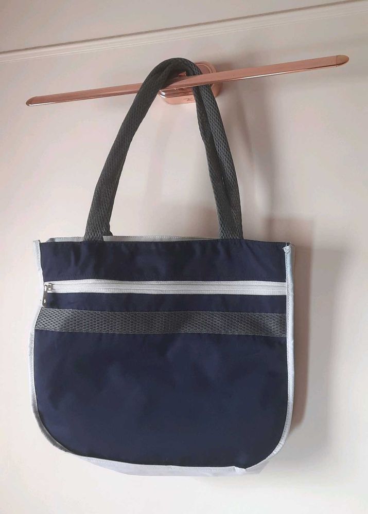 Navy Blue Tote Bag