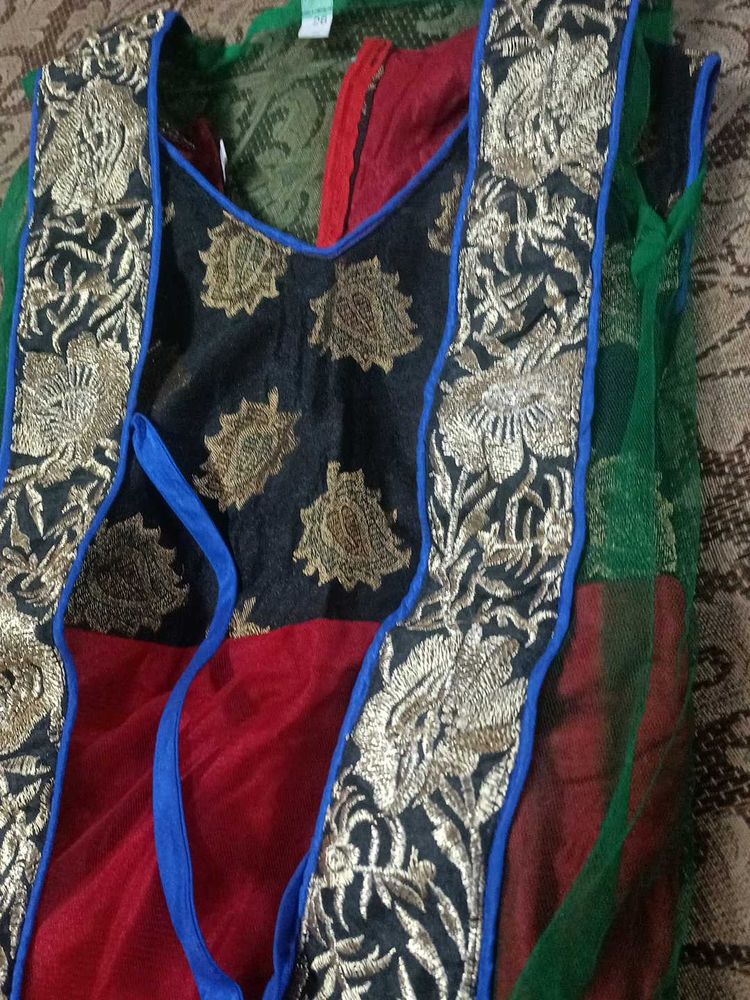 Kids Anarkali Long Suit
