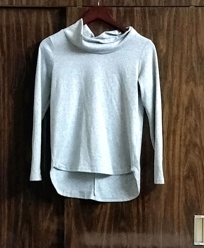 Women Fig High Neck Top