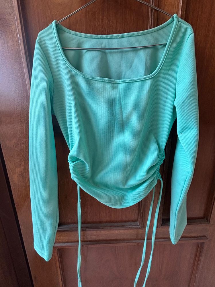 Urbanic Mint Green Long Sleeve Top