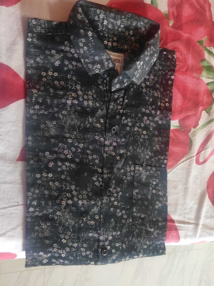 Men's Floral Print Shirt