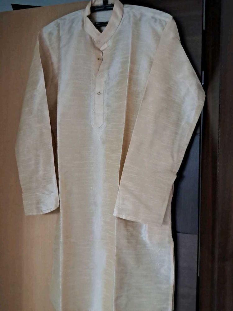Men's Cream Kurta