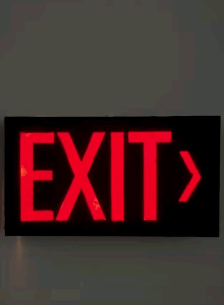 Exit Box Handmade Decor