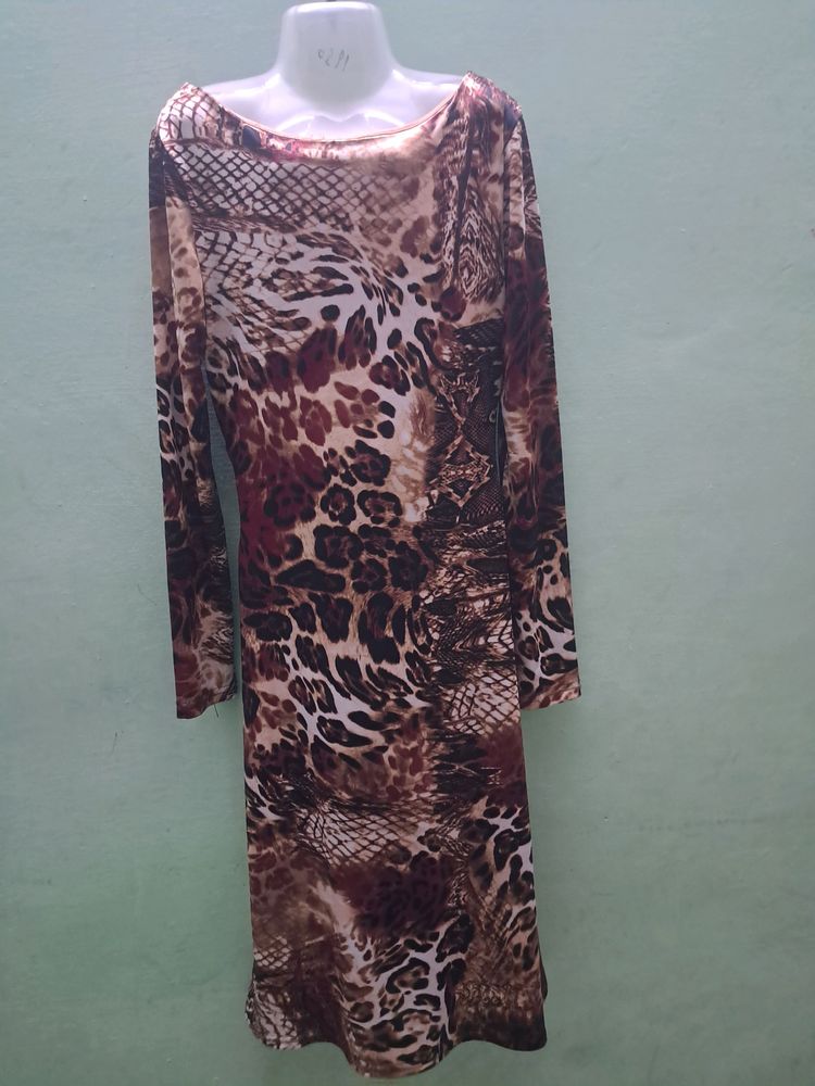 Tiger Print One Peice  Having Inner Stiched ...