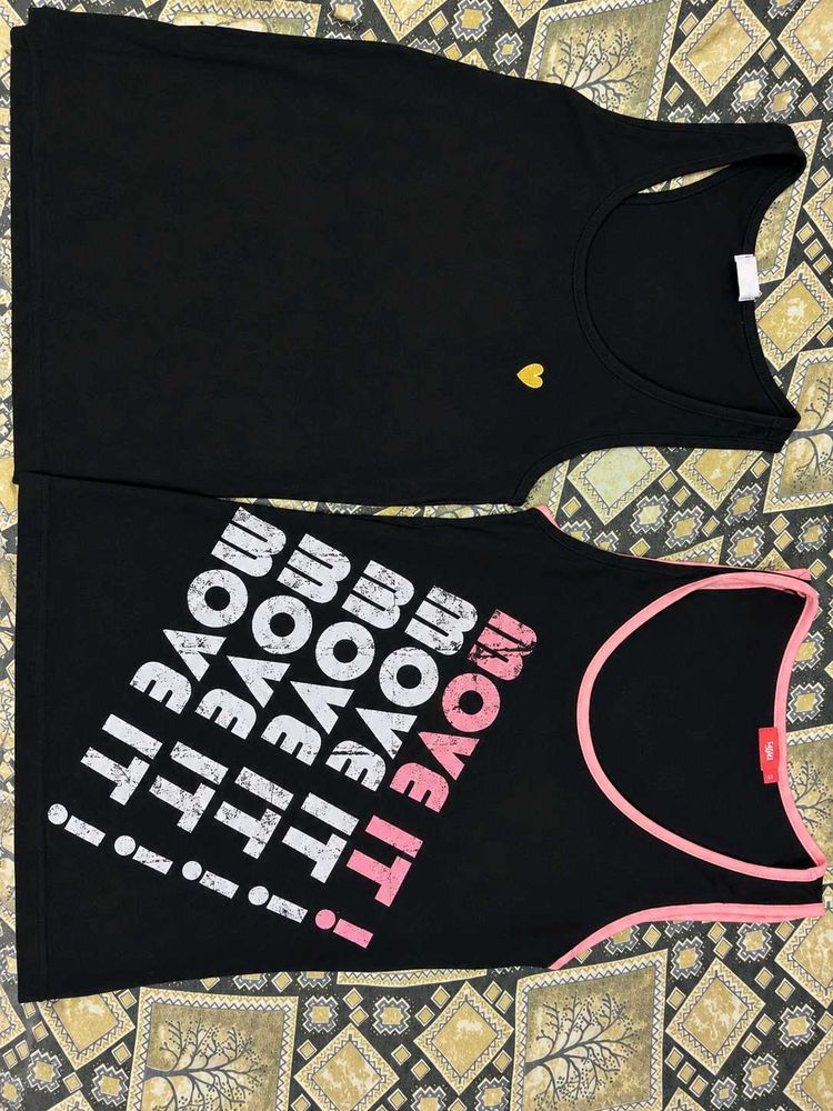 Pack of 2 Tank Top Classy Cute