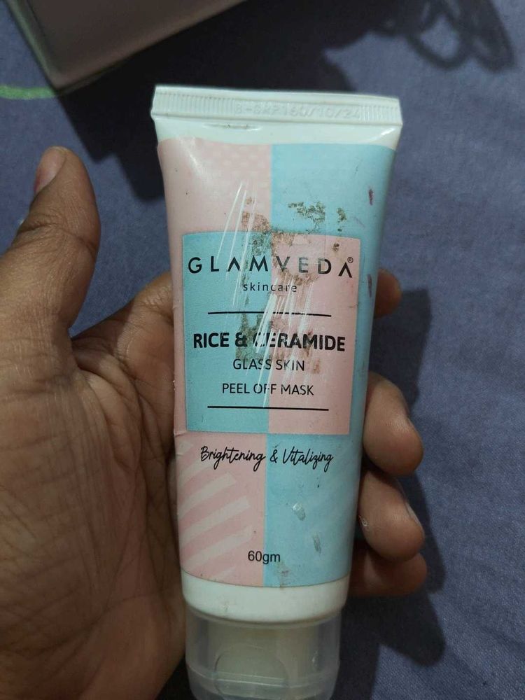 Rice and Creramide glass skin peel of mask