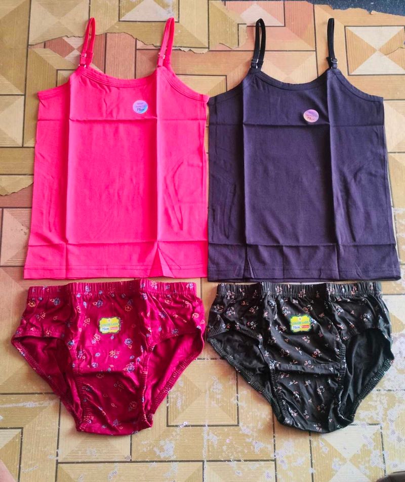 petticoats and panty combo set of 2.