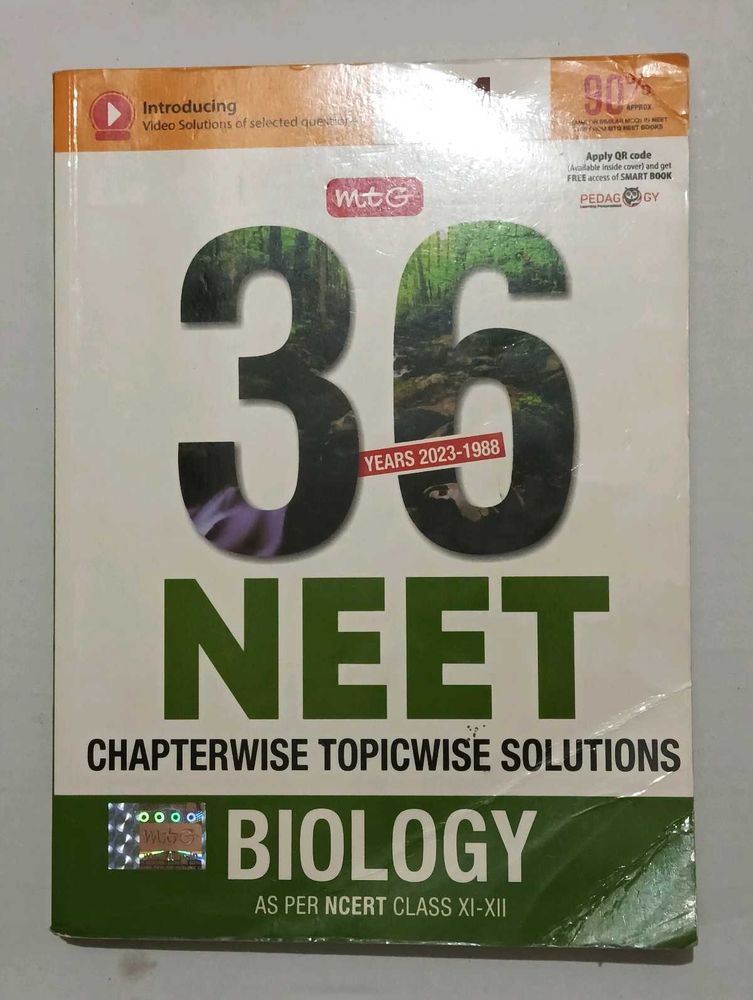 MTG 36 Years NEET Biology Solutions