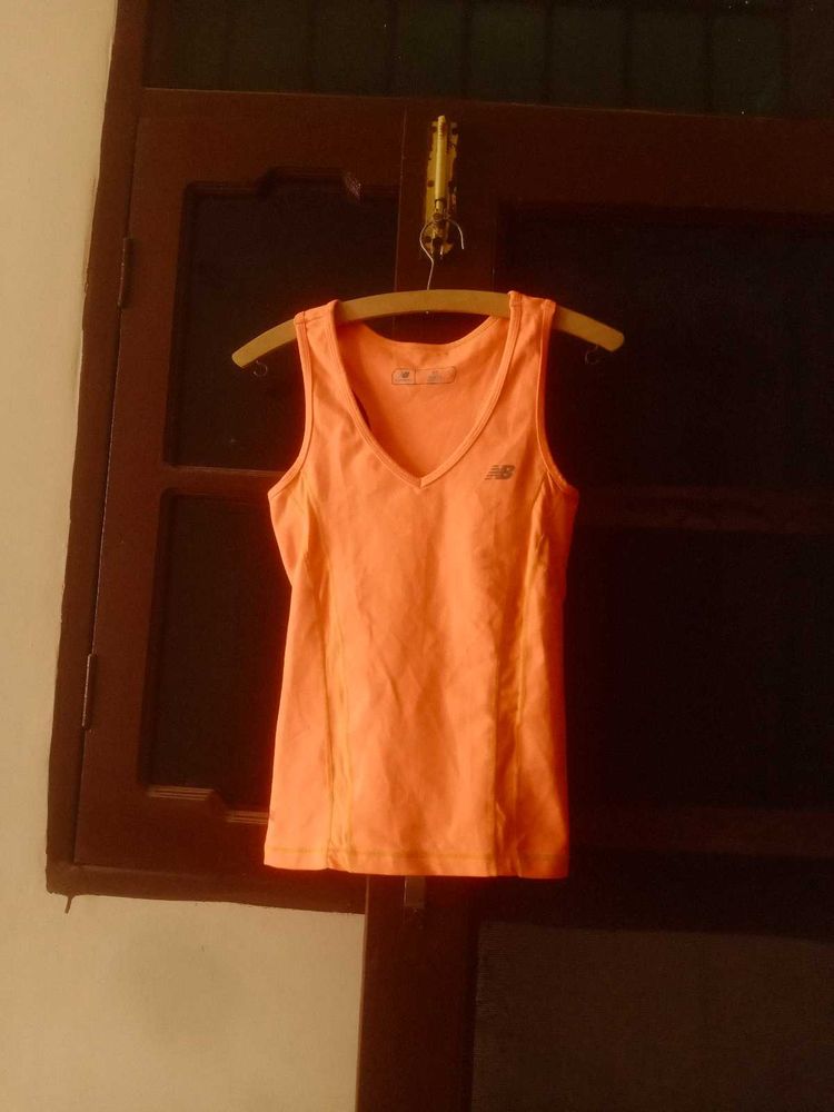Orange New Balance Tank Top