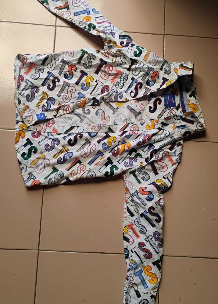 Unique Letter Print boy shirt