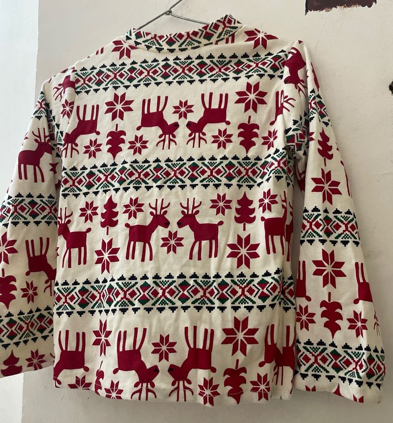 Cozy Christmas Reindeer Sweater