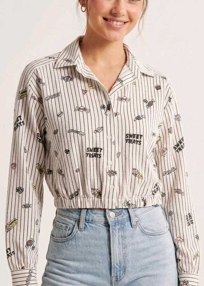 Striped "Sweet Treats" Shirt