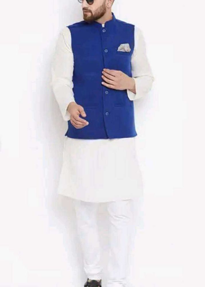 🆕Men's Blue Nehru Jacket