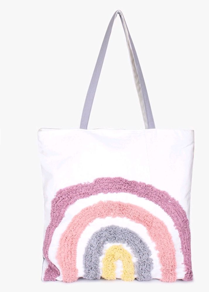 Avaasa Rainbow 🌈 Furr 🪶Tote Bag