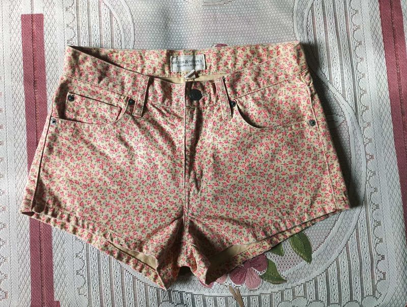 Ralph Lauren Floral Print Denim Shorts