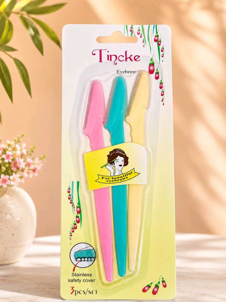 3 Pcs Eyebrow Razor Set