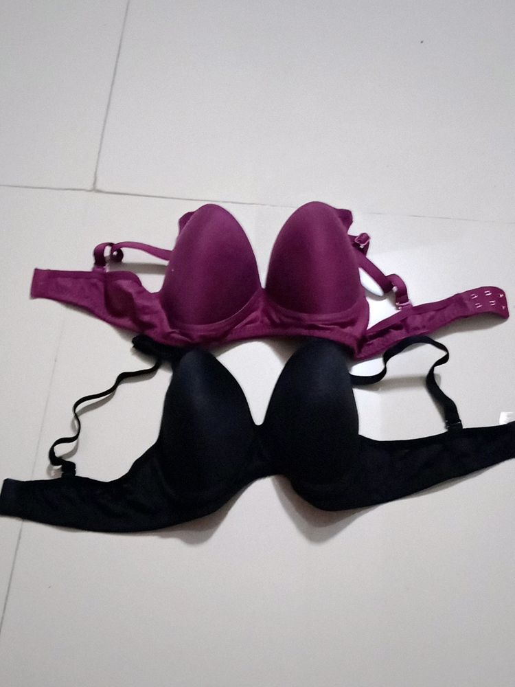 Komli Padded Wirefree T Shirt Bra | Combo Of 2.