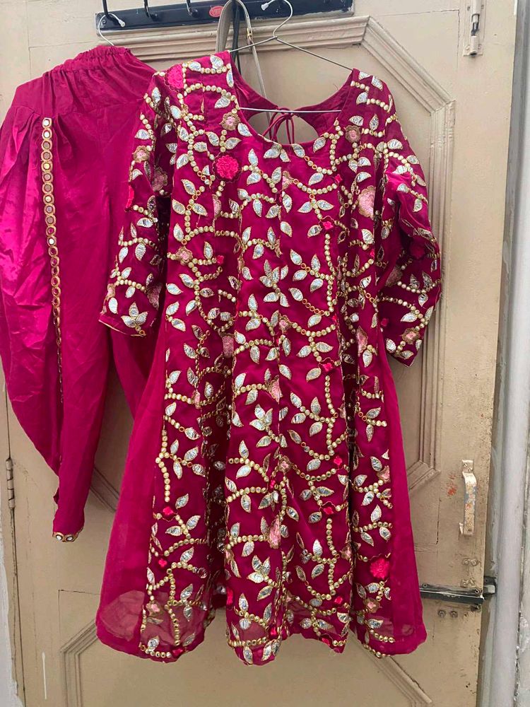 Designer Kurta Set with Dhoti Pants