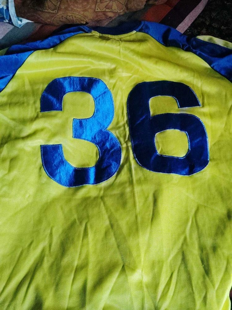 Vintage "36" Yellow &amp; Singapore Footb