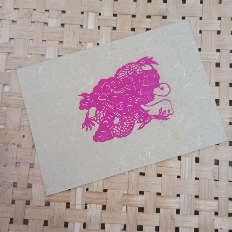 Handcrafted Kite Paper Cutting Greeting Card