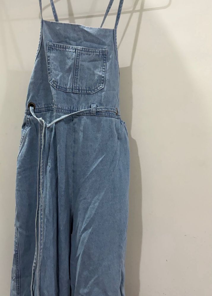 Denim Overall Jumpsuit