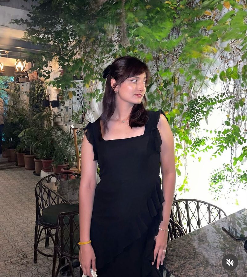 Chic Black Ruffle Dress