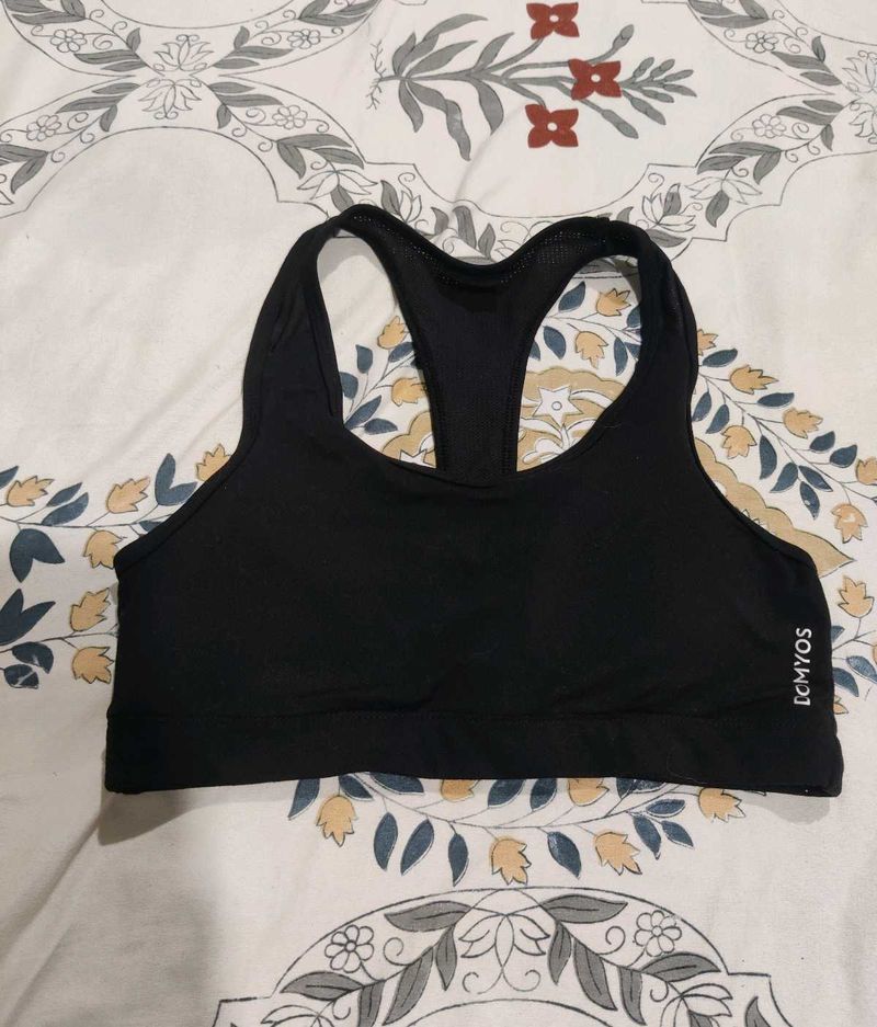 Decathlon Black Sports Bra
