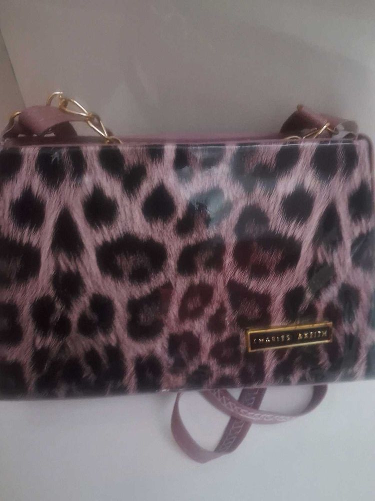 Chic Leopard Print Crossbody Bag