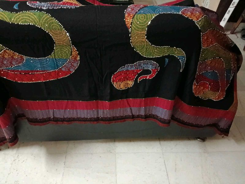 Embroidered Black Stall
