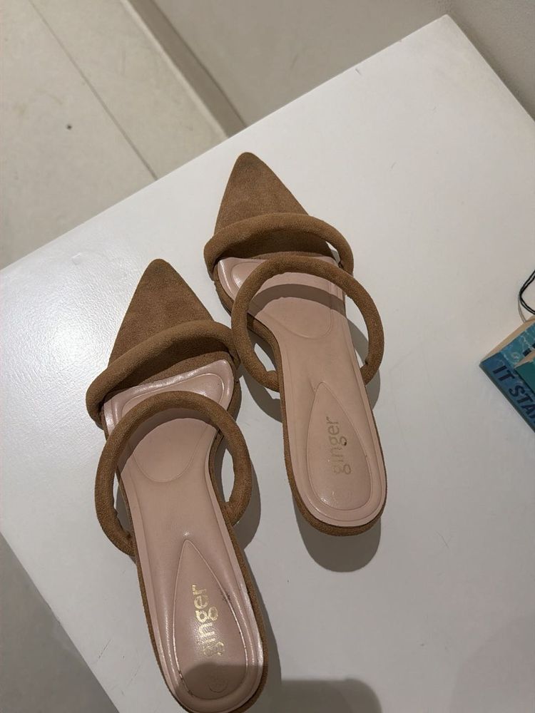 Stylish Suede Mules