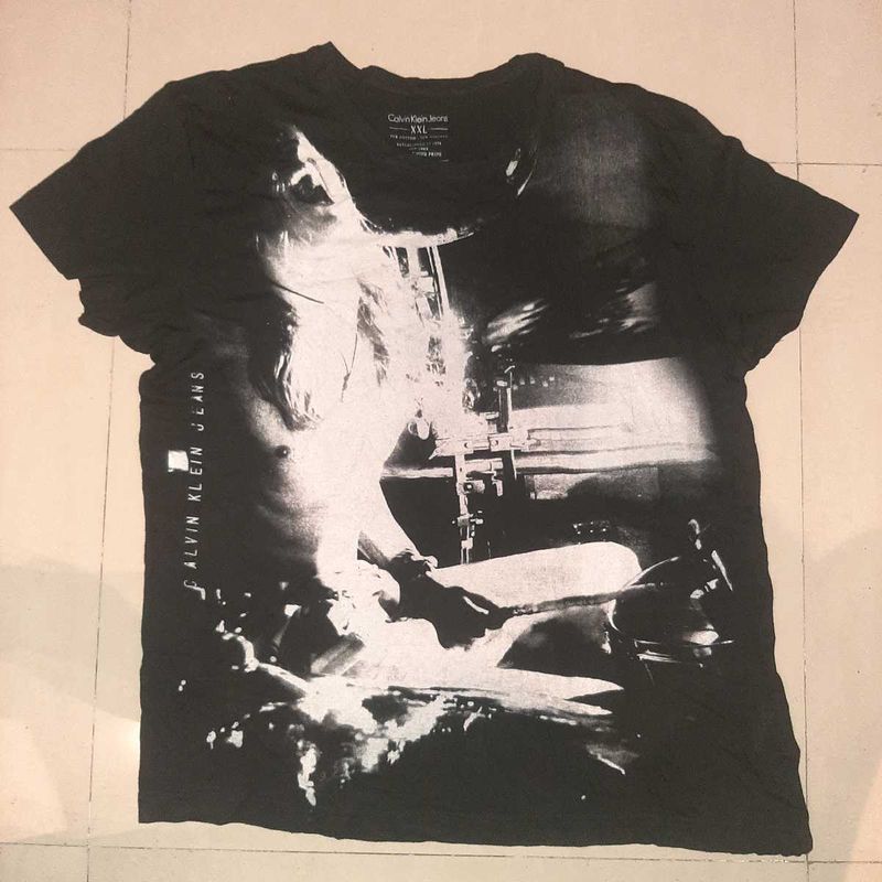 Calvin Klein Jeans Black Graphic T-Shirt