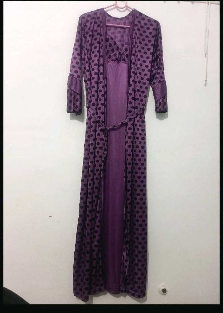 2 Pieces Purple 💜 Night Dress
