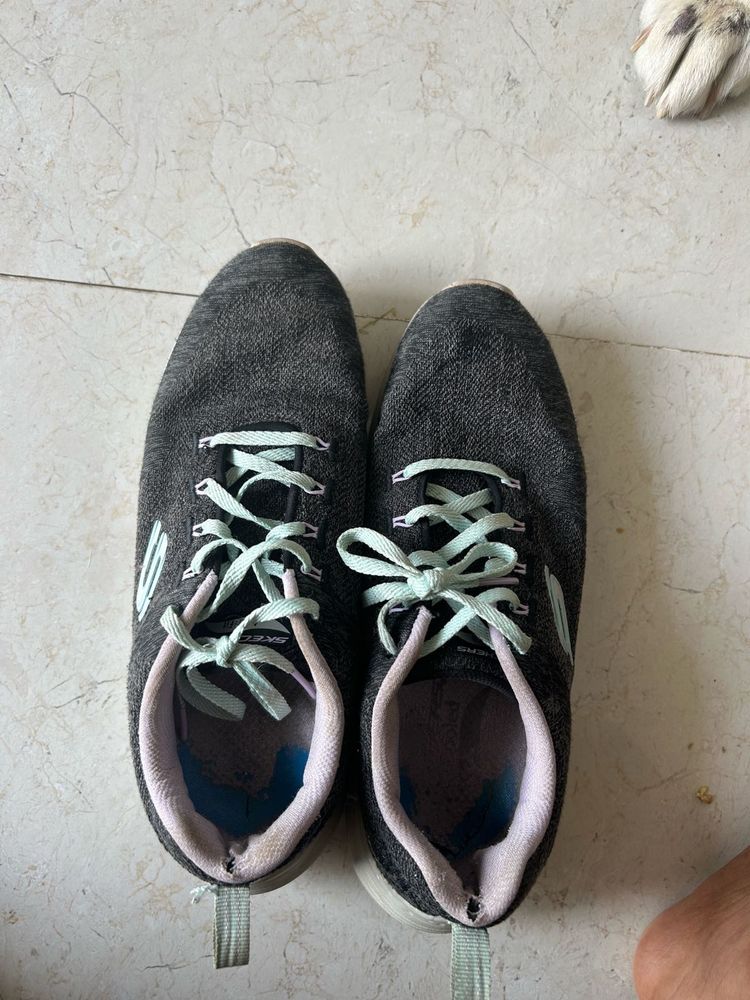 Skechers Women's Dark Grey Sneakers