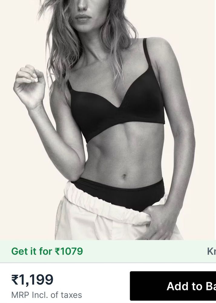 H&amp;M classic black bra