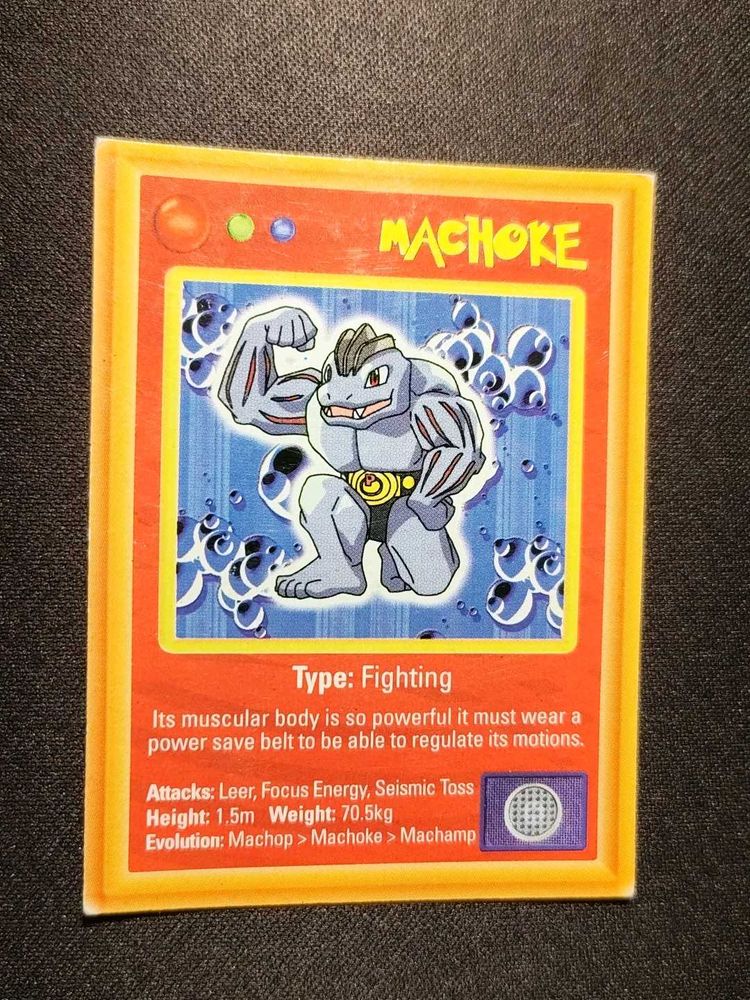 Alpenliebe pokemon chase card MACHOKE