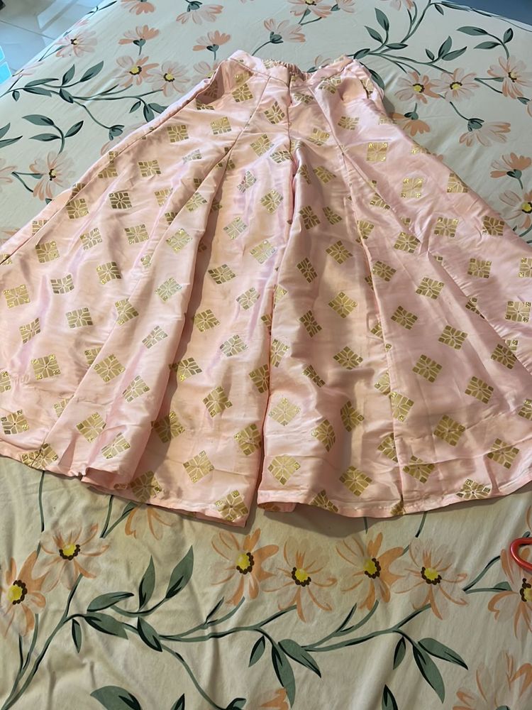 Pink &amp; Gold Palazzo Pants