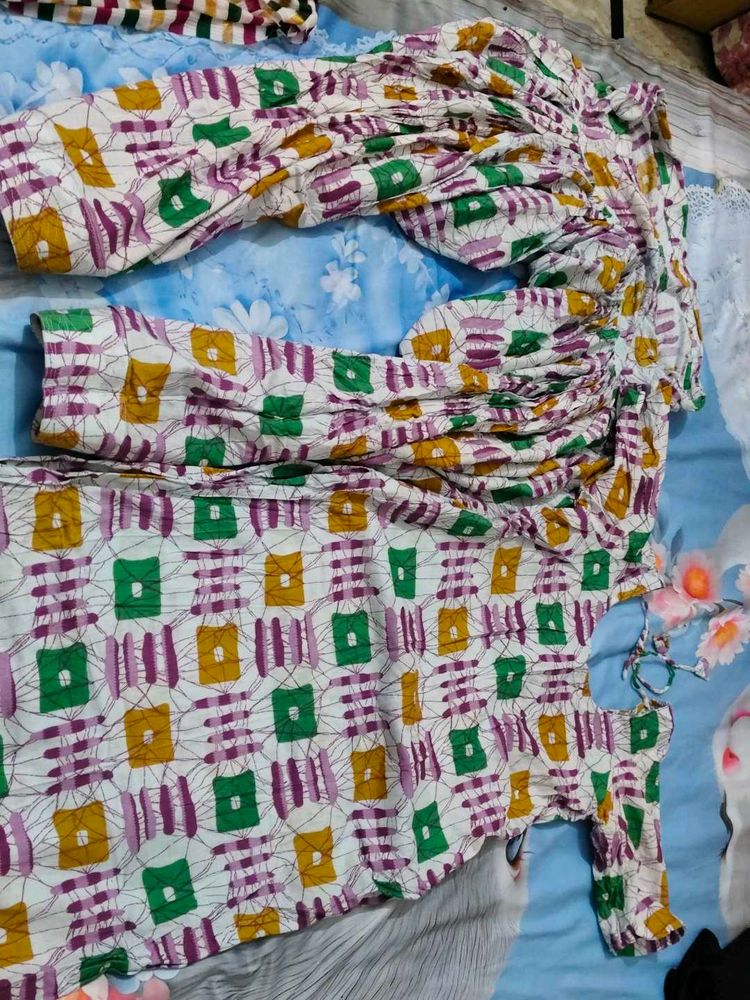 Women's Printed Kurta and Palazzo Set