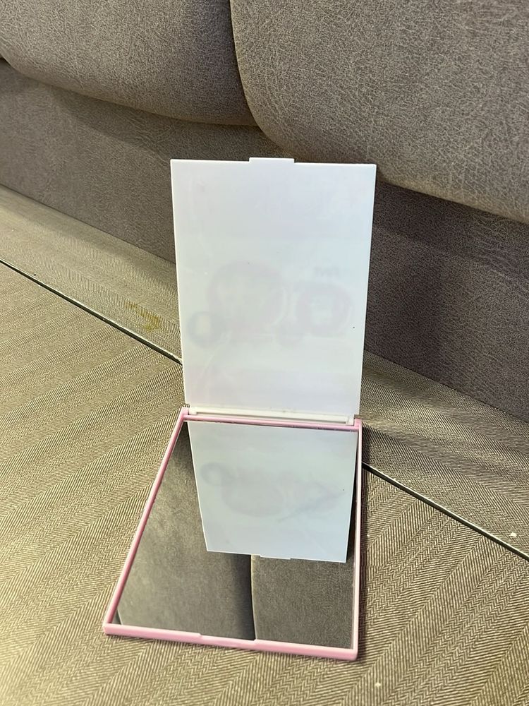 Cute Pink Compact Mirror