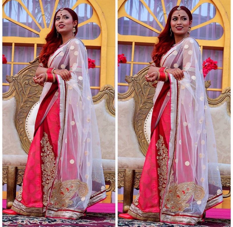 Lehenga Heavy saree With Stitched Blouse