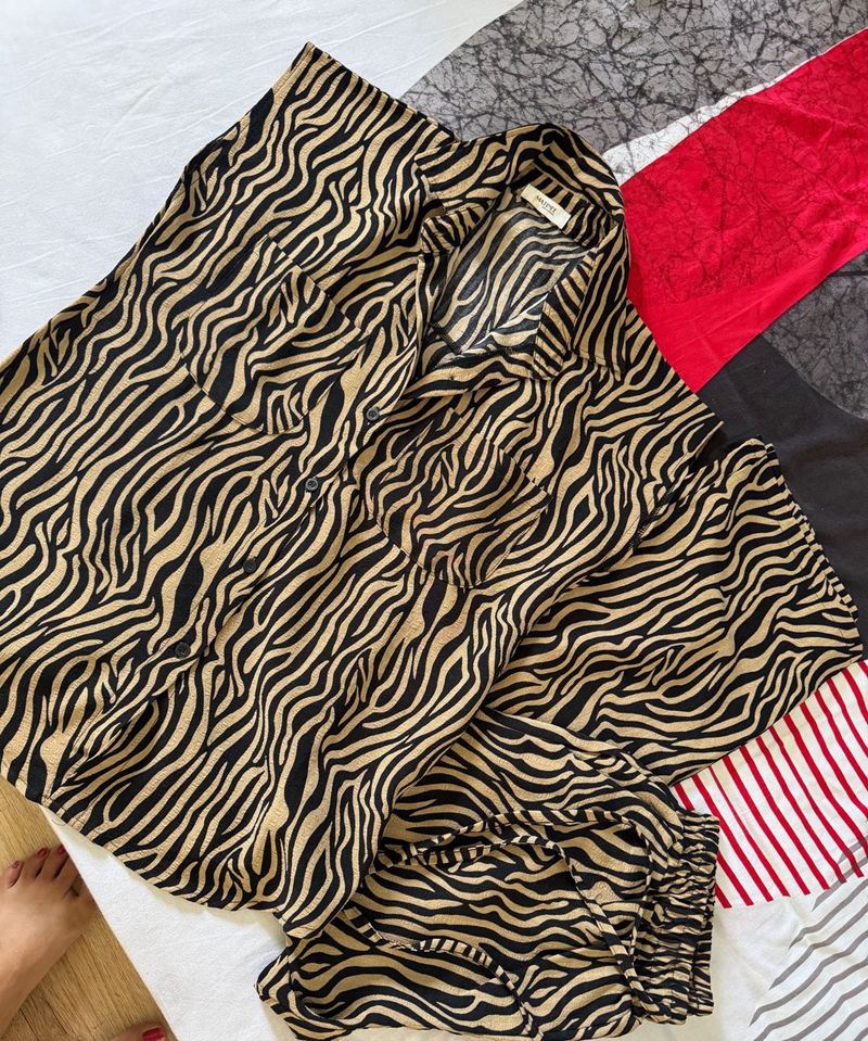 Zebra Print Co-ord Set