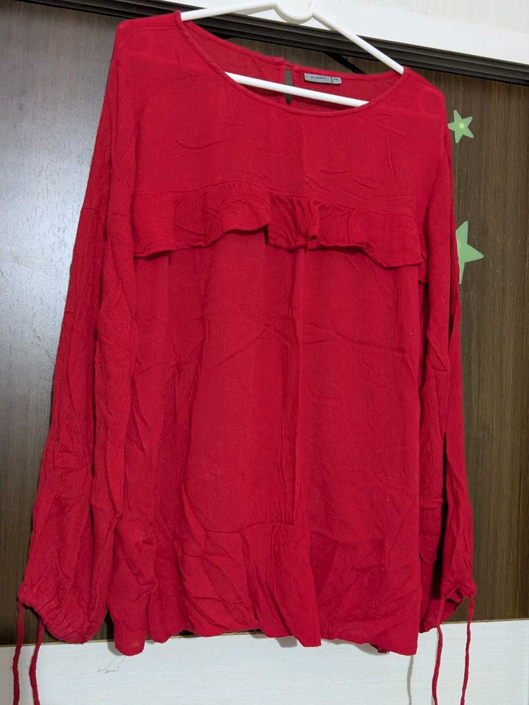 Plus Size Red Zudio Top- Reduced Price 🔥