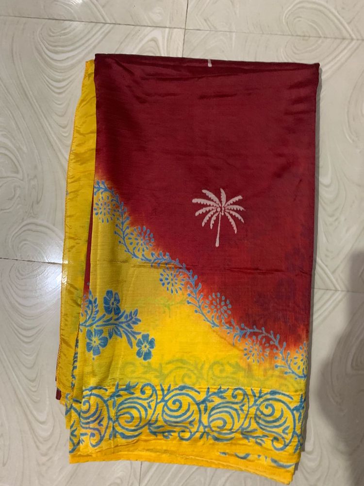 Elegant Saree with Unique Print