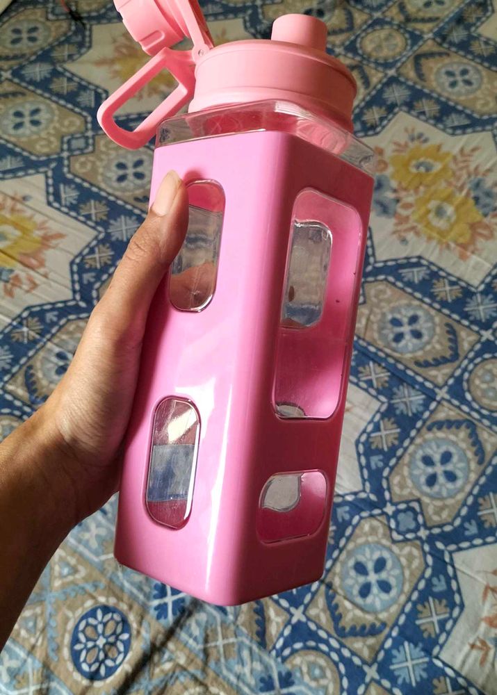 Trendy Pink Water Bottle